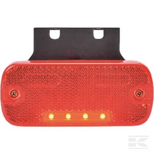 LED gabaritinis žibintas, stačiakampis, 12–24V, 105.4x45x11.8mm, Kramp LA30102