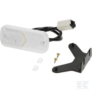 LED gabaritinis žibintas, stačiakampis, 12–24V, 105,4x45x11,8 mm, Jaeger, Kramp LA30107