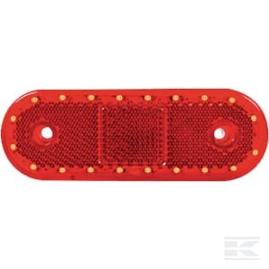 LED gabaritinis žibintas, stačiakampis, 12–24V, 114x40x25mm, Kramp LA30116