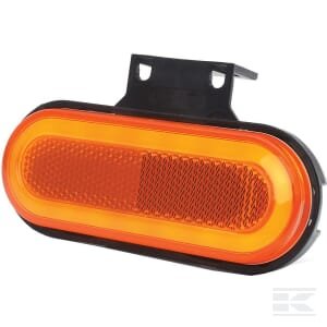 Gabaritinis žibintas LED su posūkiu, stačiakampis, 12–24V, 124x49x20mm, Kramp LA30154IND
