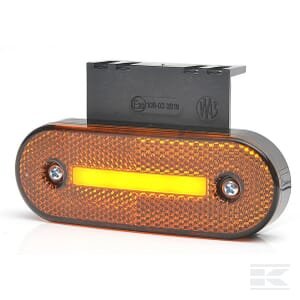 LED gabaritinis žibintas, stačiakampis, 12–24V, 115,3x41,3x20 mm, Kramp LA30155