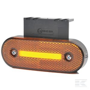 LED gabaritinis žibintas su posūkiu, stačiakampis, 12–24V, 115,3x41,3x20 mm, Kramp LA30155IND