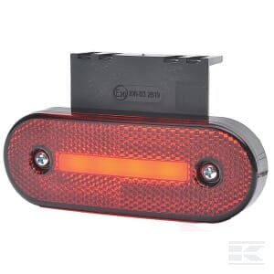 LED gabaritinis žibintas, stačiakampis, 12–24V, 115,3x41,3x20 mm, Kramp LA30155R