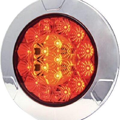 Daugiafunkcė galinė lempa LED, apvali, 12–24V, Ø152mm, Kramp LA40003