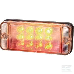 Daugiafunkcė galinė lempa LED, stačiakampė, 12–24V, 107,4x46,7x23 mm, Kramp LA40009