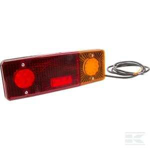 Daugiafunkcė galinė lempa RH LED, stačiakampė, 12–24V, 287,5x100,5x65 mm, Kramp LA40017