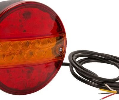 Daugiafunkcė galinė lempa LED, apvali, 24V, Ø142 mm, Kramp LA40043