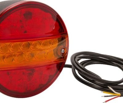 Daugiafunkcė galinė lempa LED, apvali, 12V, Ø142mm, Kramp LA40045