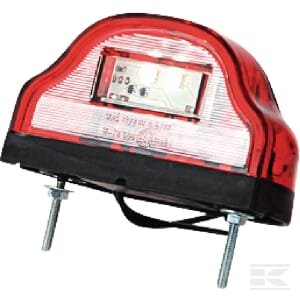 Numerio apšvietimas LED, 12–24V, raudonas, 101x58.5x59.6mm, Kramp LA41001