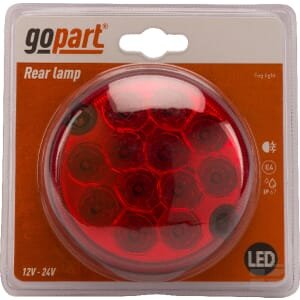 LED rūko žibintas, apvalus, 12/24V, Ø95 mm LA45021KR