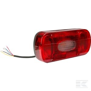 Galinė lempa LH, stačiakampė, 12–24V, 180x100x80 mm LA45034LKR