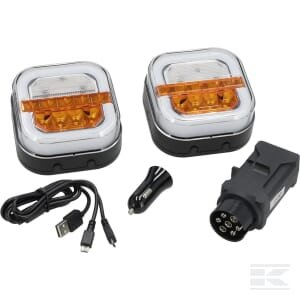 Belaidžių LED priekinių žibintų komplektas LA60040FR