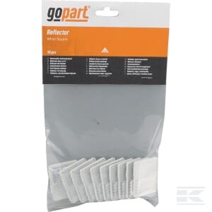 Atšvaitas, baltas, kvadratinis LA75010