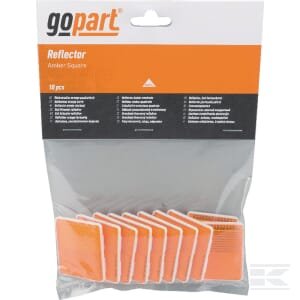 Atšvaitas, geltonas, stačiakampis LA75011