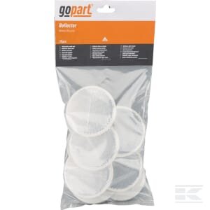 Atšvaitas, baltas, apvalus LA75019