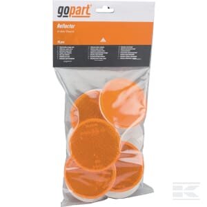 Atšvaitas, geltonas, apvalus LA75020