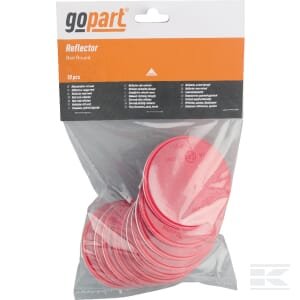 Atšvaitas, raudonas, apvalus LA75024