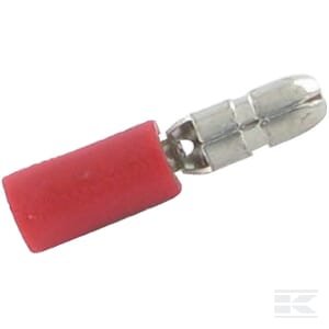 Kulkinė jungtis vyriška, raudona, 0.5-1mm² 4mm LA9090P001