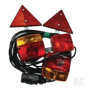 Žibintų komplektas, kabelis 7,5 m + rūko žibintas LA97535