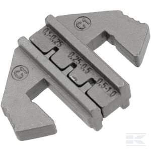 Užspaudimo matricų rinkinys atviro tipo antgaliams (open-barrel) (0.1-1 mm²) LAT2000C1KR