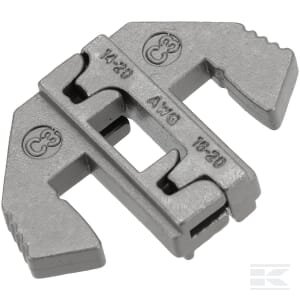 Užspaudimo matricų rinkinys atviro tipo kampiniams (flag) antgaliams (0.5-2.5 mm²) LAT2000C3KR