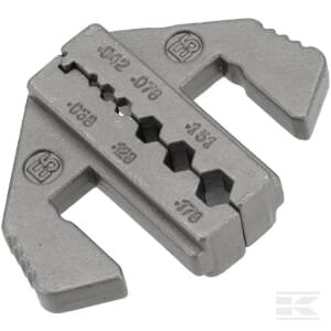 Užspaudimo matricų rinkinys RG tipo koaksialinių kabelių jungtims (RG 174, 179, 8218, šviesolaidis) LAT2000E5KR