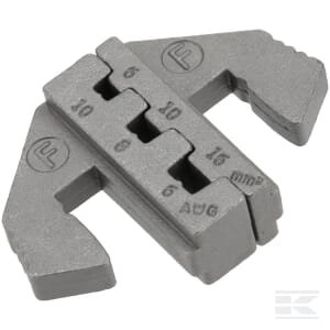 Užspaudimo matricų rinkinys izoliuotiems laidų antgaliams (vidutinis AWG) (6-16 mm²) LAT2000FKR