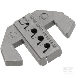 Užspaudimo matricų rinkinys moteriškiems JPT antgaliams su sandarikliu arba be jo (0.2-2.5 mm²) LAT2000LKR