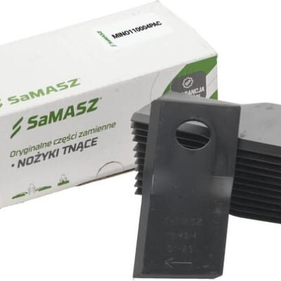 Šienapjovės peilių komplektas, 12 vnt., dešinysis (RH), 110 × 49 × 4 mm, 11026