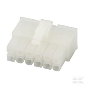 Jungties korpusas 12 kontaktų moteriškas MiniFit MX39012120