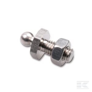 Greito veikimo fiksatorius (apatinė dalis su sriegiu, su varžtu ir veržle), INOX PL11468