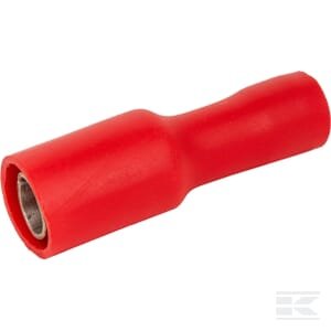 Kulkos tipo jungtis moteriška raudona 0.5-1mm² 4mm LA9125P001