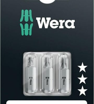 Antgaliai 1x PH1/PH2/PH3 Wera SC8511ZSETSB