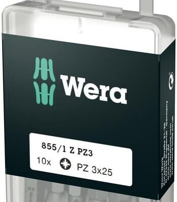 Antgaliai PZ 3×25 (10 vnt.) Wera SC8551ZPZ3DIY