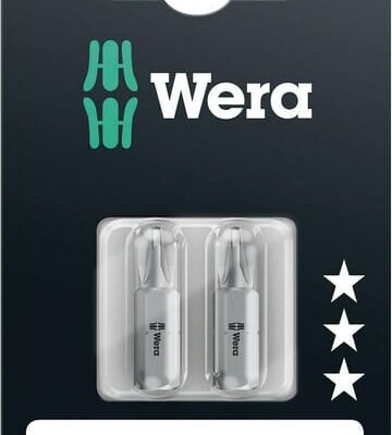 Antgaliai PZ 3×25 (2 vnt.) Wera SC8551ZSBPZ3