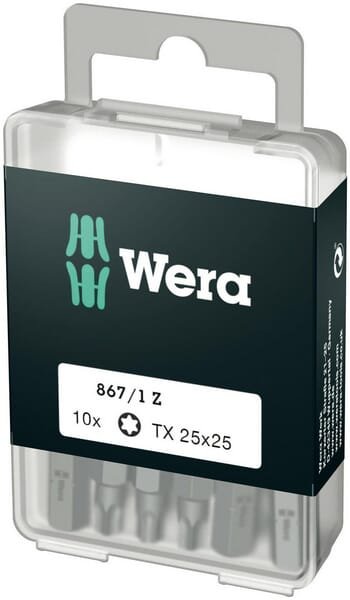 Antgaliai TX 25×25 (10 vnt.) Wera SC8671ZTX25DIY