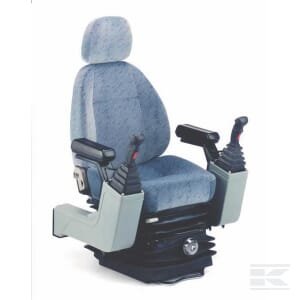 Sėdynė KAB 525P statybinei technikai, mechaninė pakaba, audinys SK208939