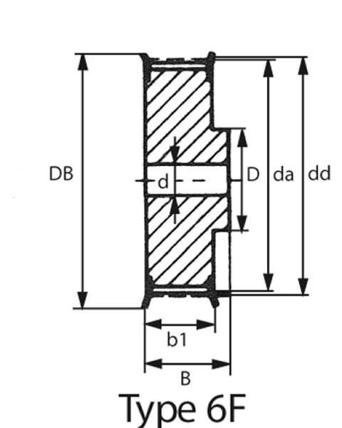 Dantytas skriemulys T10 tipo 24Z Kramp 47T10242 - Image 3