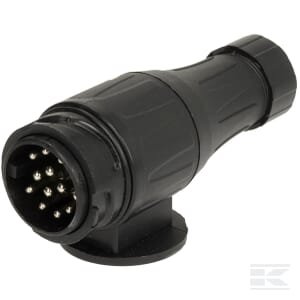 Priekabos kištukas 13 kontaktų, plastikinis, 12V, ilgas, su varžtiniais gnybtais TR00005KR
