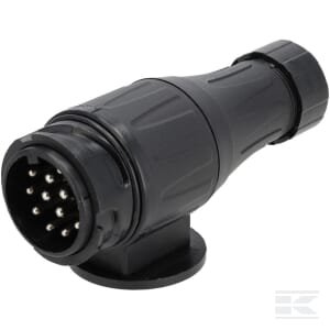 Priekabos kištukas 13 kontaktų, plastikinis, 12V, ilgas, su varžtiniais gnybtais (pakuotė 10 vnt.) TR00005KRPACK