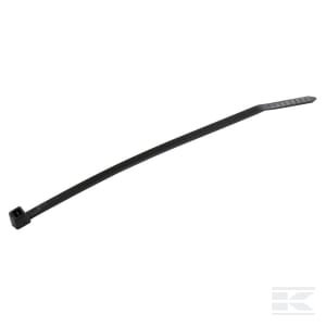 Kabelių rišiklis 2,5 x 100 mm, FW, juodas, 100 vnt. TR01FW25100BLA