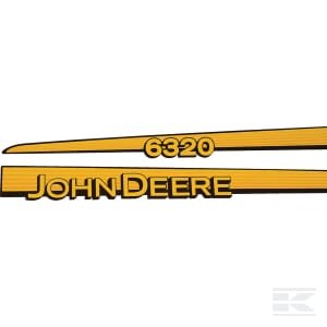 Lipdukų komplektas „John Deere 6320“ TR6320JD