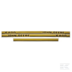 Lipdukų komplektas „John Deere 6400“ TR6400JD