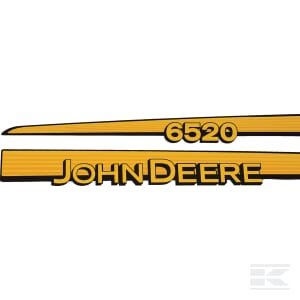 Lipdukų komplektas „John Deere 6520“ TR6520JD