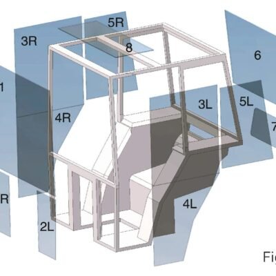 Glass pane CNH – 3224610R1
