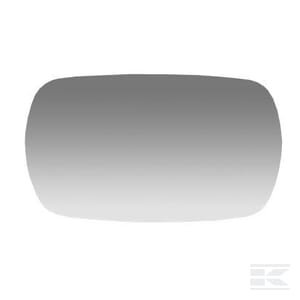 Veidrodėlio stiklas 151×252 mm, išgaubtas, 2 vnt. komplektas, Vapormatic VLD1081