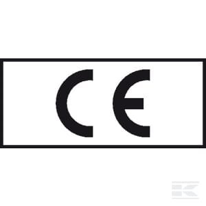 Informacinis lipdukas „CE“, 74 x 37 mm, Brady WB250570