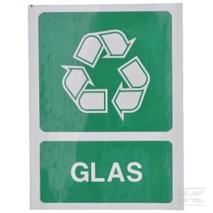 Lipdukas (papildoma informacija) perdirbimui „Glas“, 210 x 297 mm, Brady WB251292