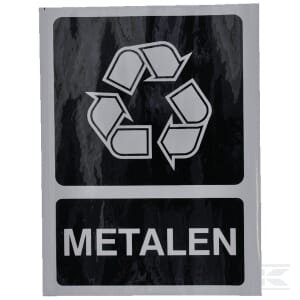 Lipdukas (papildoma informacija) perdirbimui „Metalen“, 210 x 297 mm, Brady WB251295