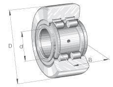 Atraminis ritininis guolis 30 mm × 62 mm × 29 mm, INA PWTR302RSA - Image 3